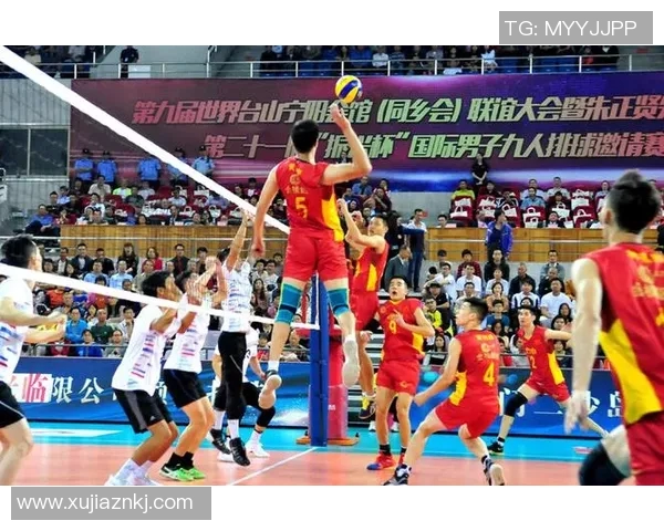 中国男排迎战台山排球力争胜利展现团队精神与竞技风采